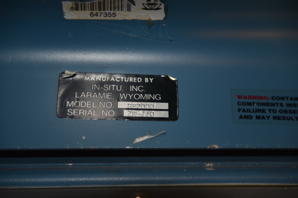 In-Situ hermit 2000 Environmental Data Logger - SE2000 - Powers on