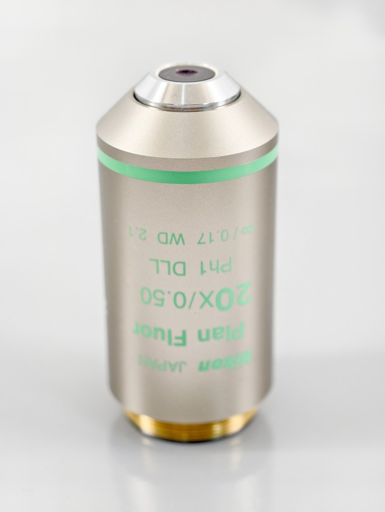 Nikon Plan Fluor 20x 0.50 Ph1 DLL Microscope Objective Eclipse E & i Series