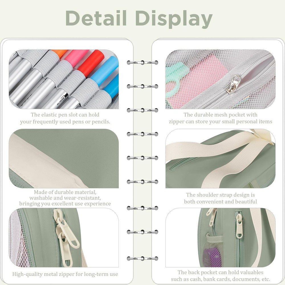 Large Capacity Pencil Case Mini Backpack Pencil Case Storage High Capacity Ba...