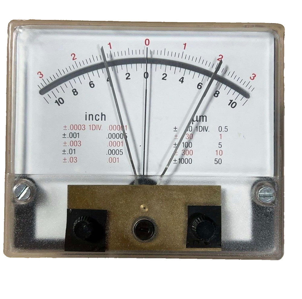 SPI Analog Meter Unit DCF-120 Panel Gauge - Untested