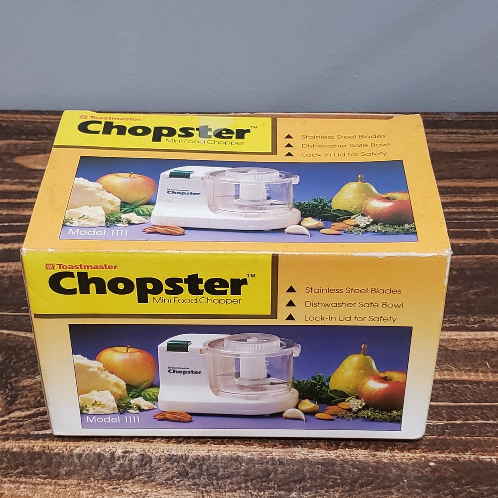Toastmaster Chopster Personal Food Processor New Open Box