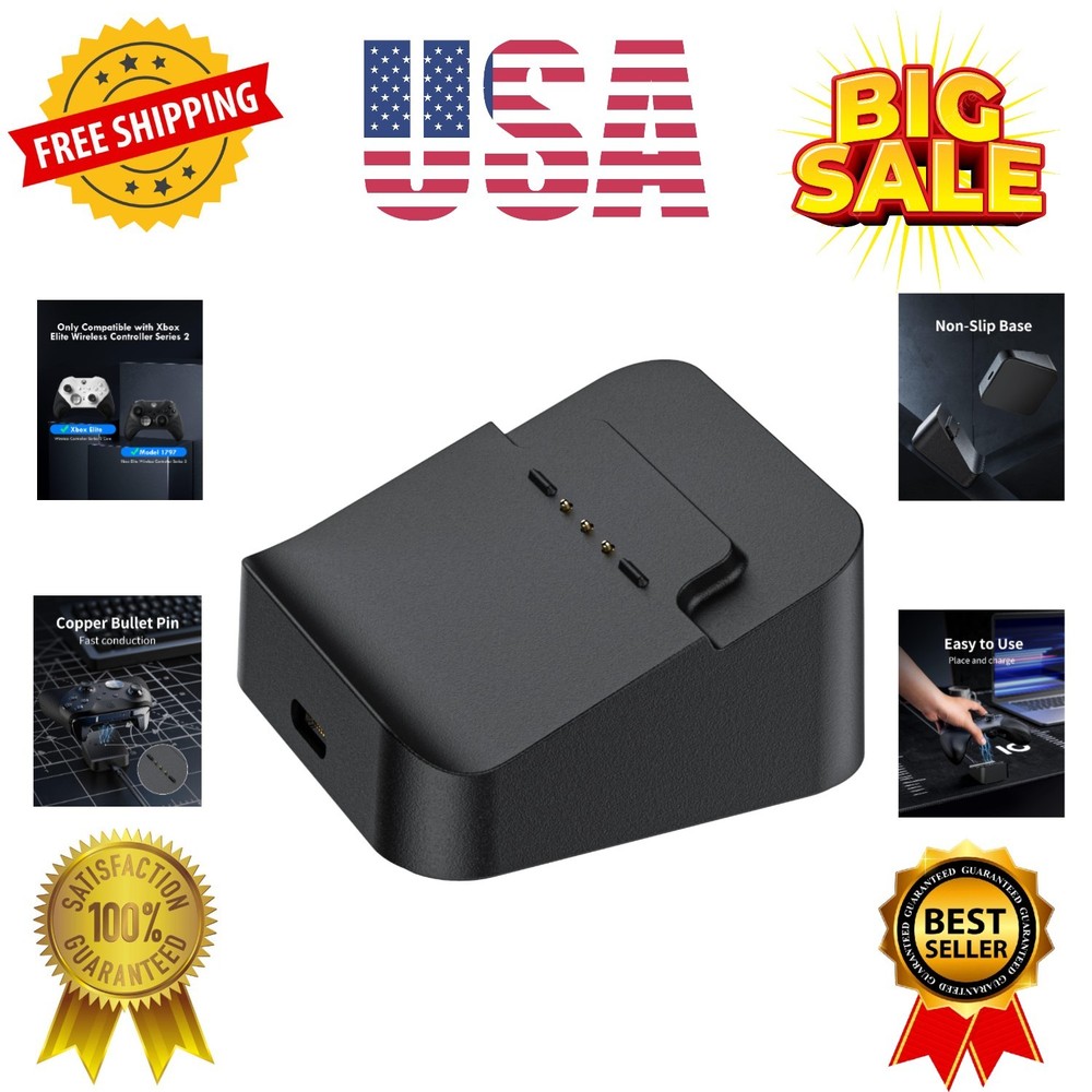 Charging Dock for Xbox Elite Wireless Controller Series 2/Core Series 2 Model...