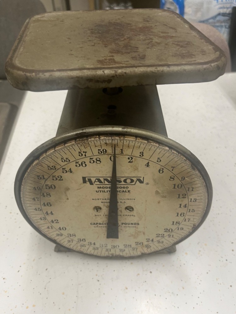 vintage Hanson Model kitchen scale