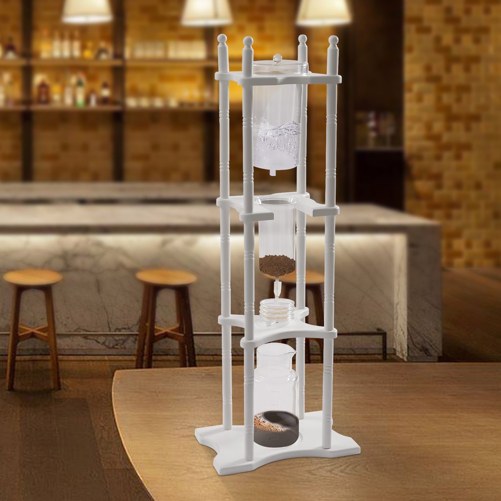 Ice Coffee Maker Dripper Machine Cold Brew Coffee Ice Drip Tea Maker Tower 2.5L.