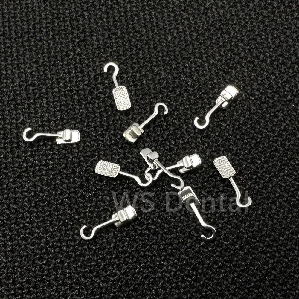 Dental Orthodontic Crimpable Hook Sliding Hooks Vertical Bonding Left Right
