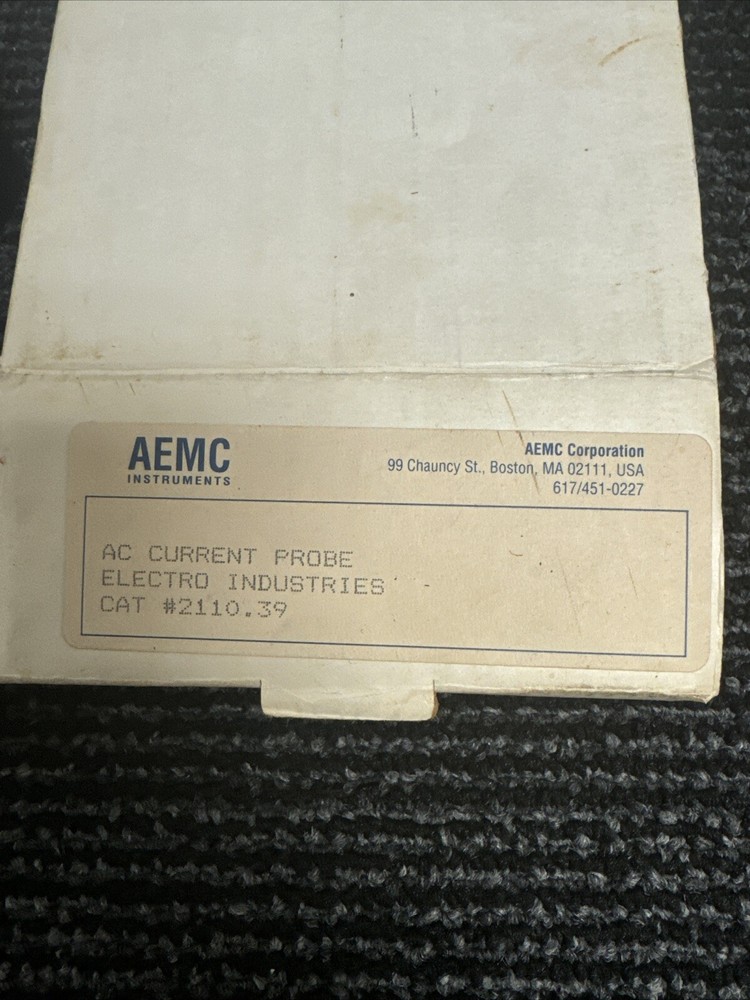 AEMC Corp. P1 P2 AC Current Probe