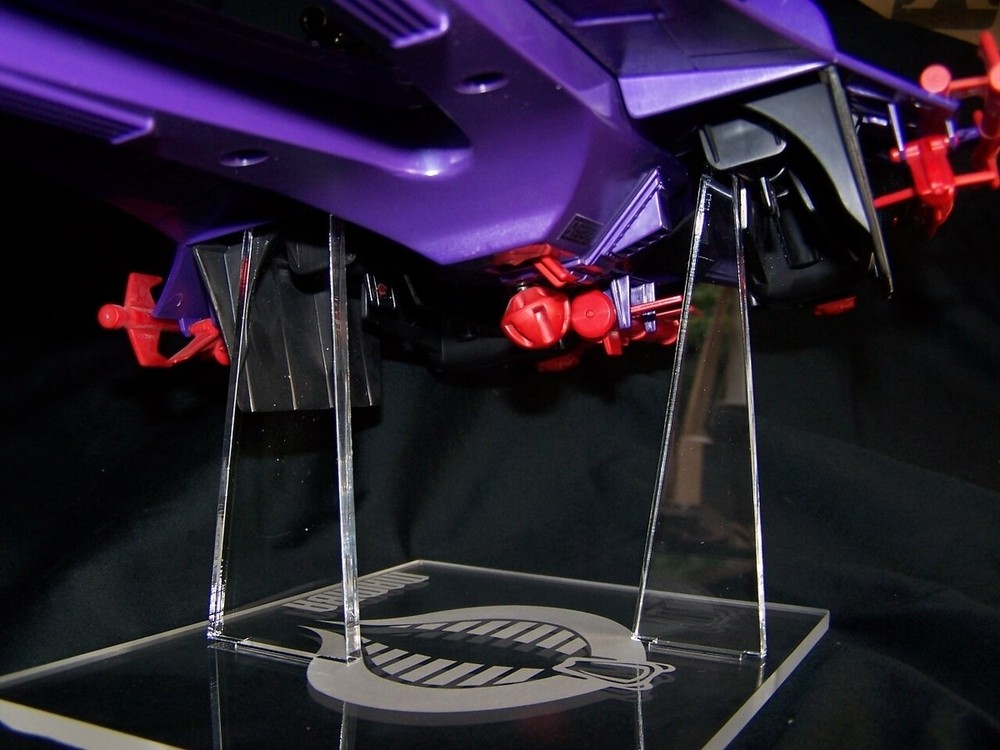 Acrylic display stand for vintage GI Joe Cobra Mamba