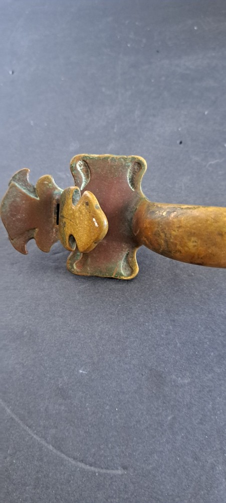Antique Door Handle With Thumb Latch Solid Brass