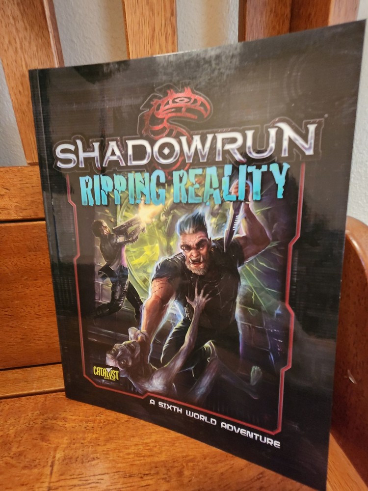 Shadowrun RPG 5e Ripping Reality Adventure New!