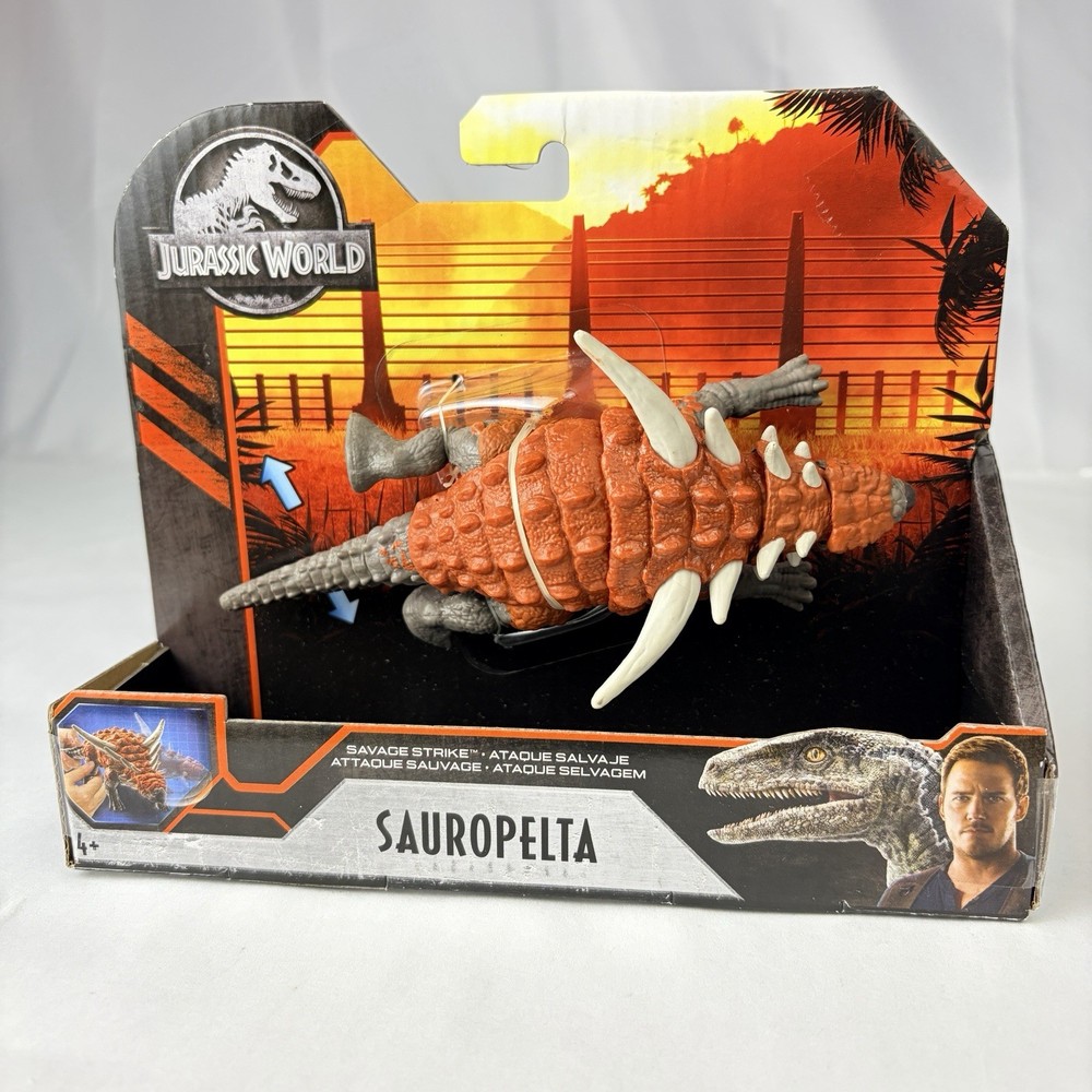 Jurassic World Primal Attack Savage Strike Sauropelta Dinosaur GJN91 NEW