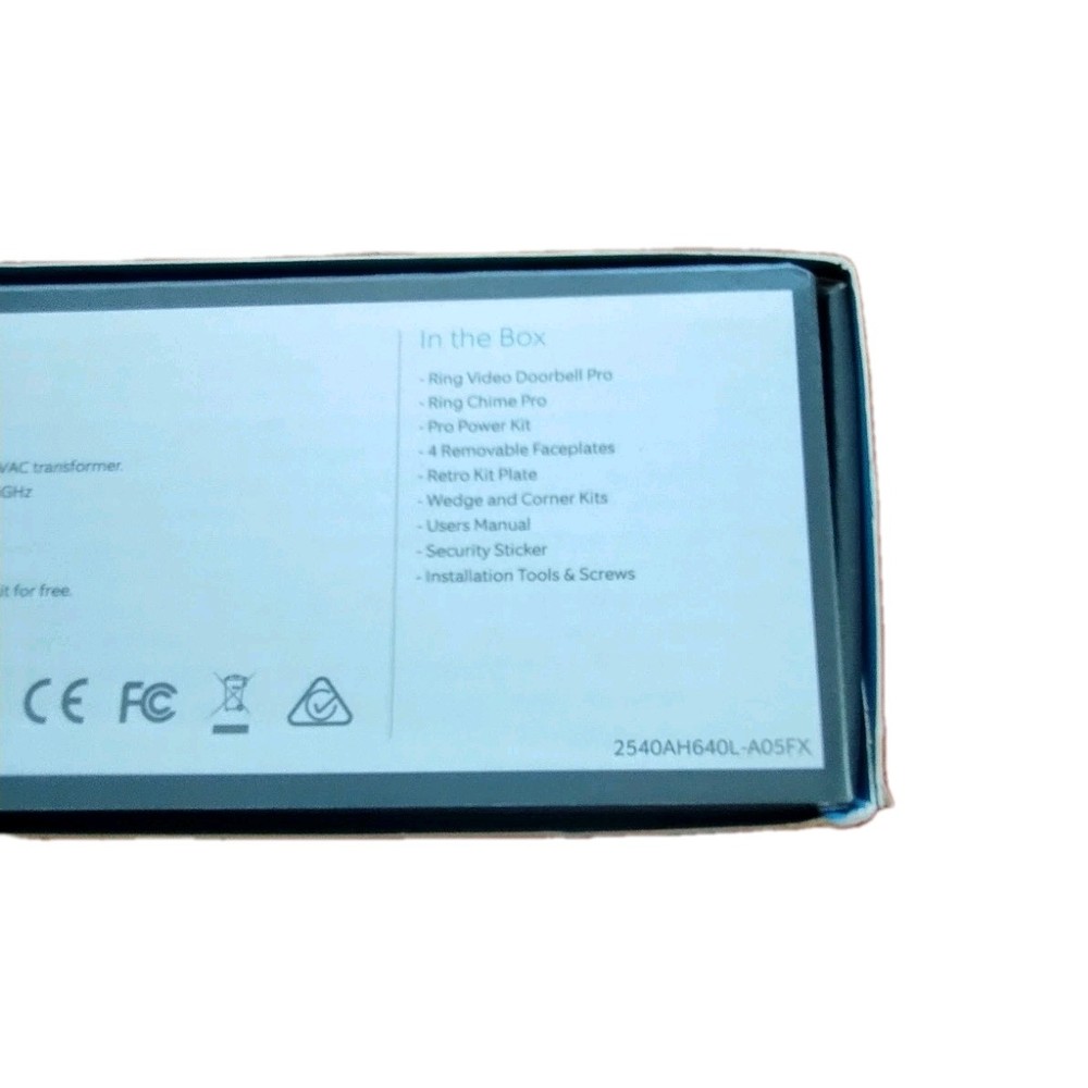 Ring - video doorbell pro and chime pro bundle