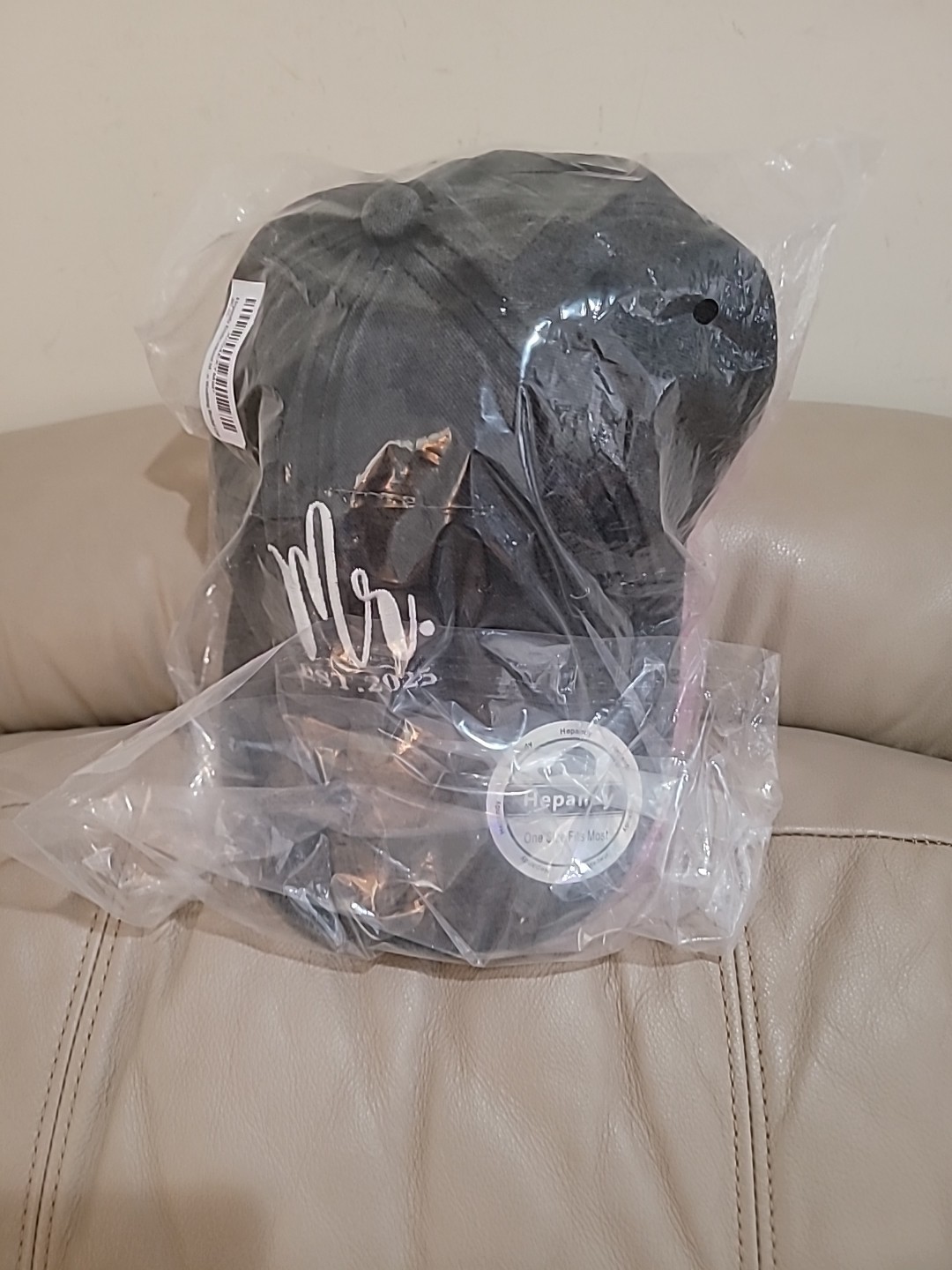 Embroidered Couple Hats Mr & Mrs, Est 2025 New