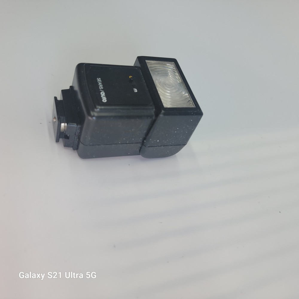 Sears Auto Flash Model 330.80170 Universal Shoe Mount Camera Flash-Tested, Works