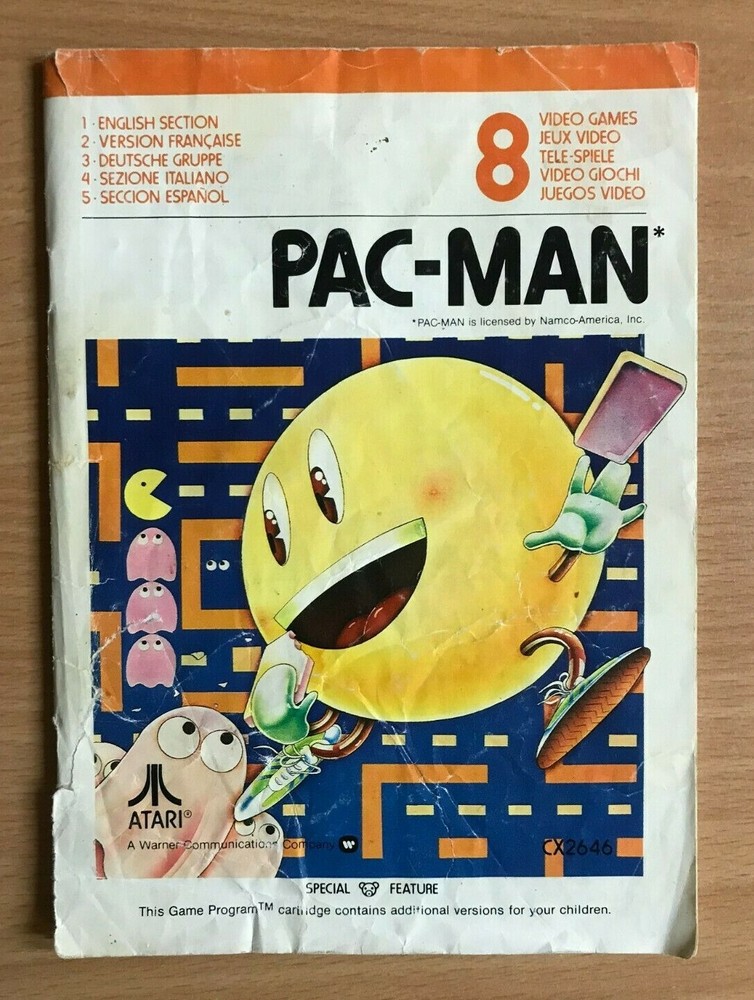 PAC-MAN - ATARI 2600 Instruction manual