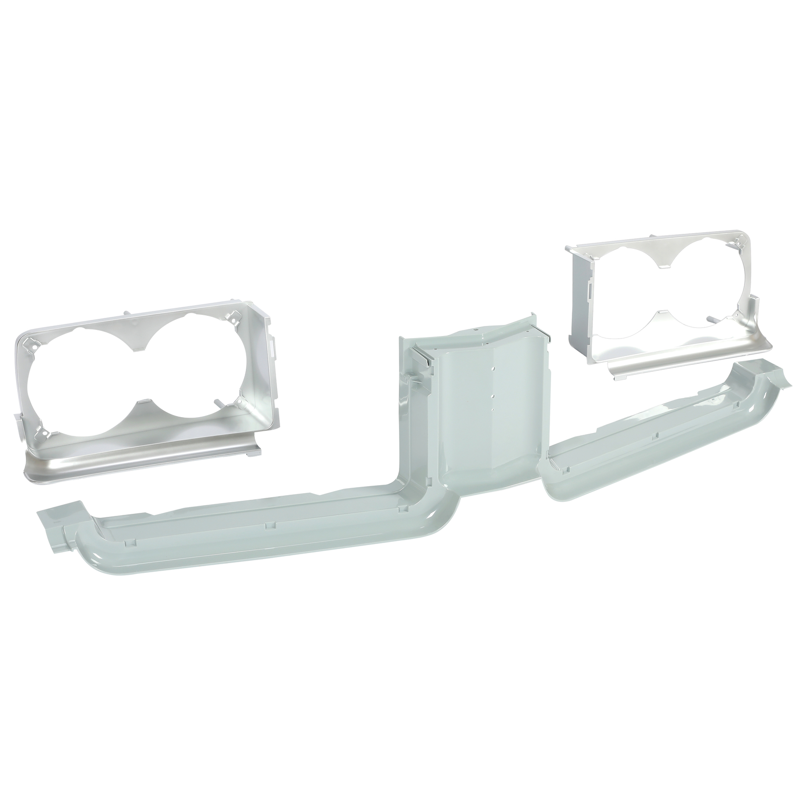 For 1971 1972 Oldsmobile Cutlass Headlamp Housings & Grille Center Stone Shield