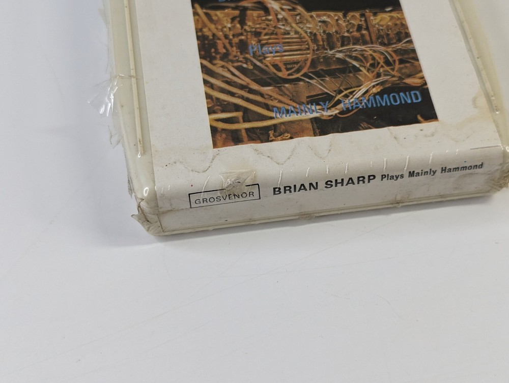 Brian Sharp Plays Mainly Hammond 8 Track Cartridge 1970's Unopened