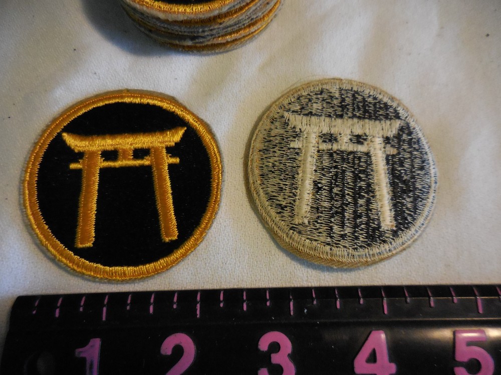BUYING TWO ONLY BLACK AND GOLD CLOTH PATCH