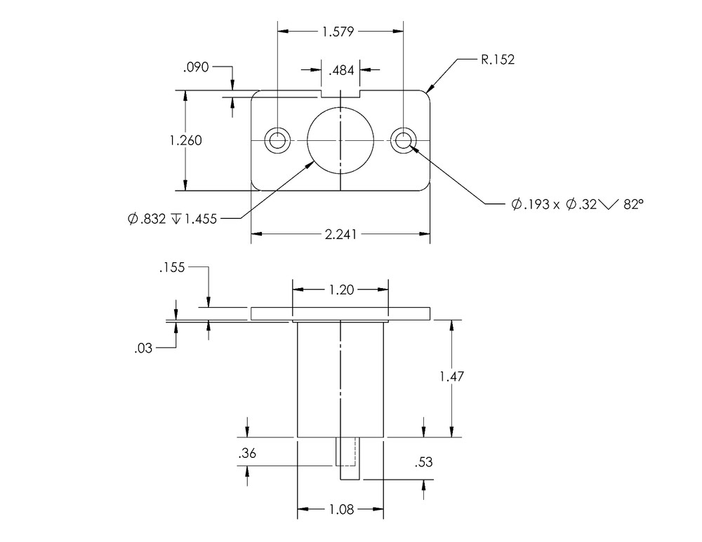 (10 pcs) MX1-0077 Cigarette Lighter Panel Socket, 12VDC, 2 Terminals (NOS)