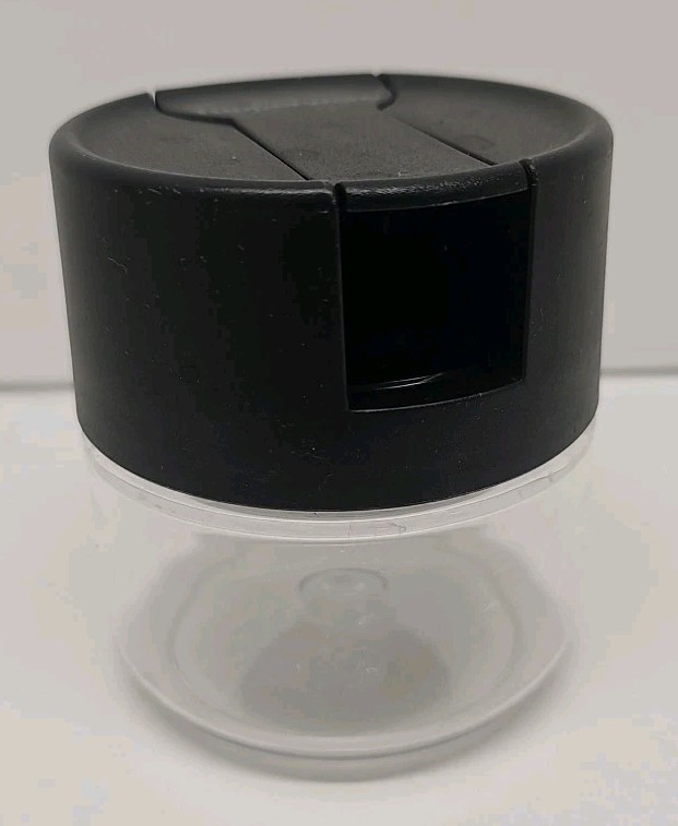 Tupperware CounterScaping Oil Container Mini Round 200 ml w/ Pour Spout Black ❤️