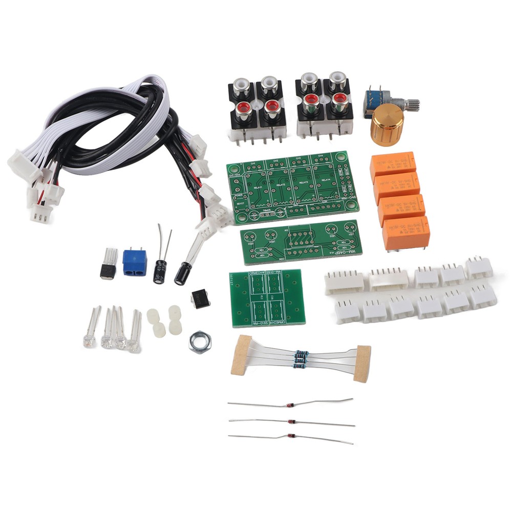 Input Switch Module Switching Board 4 Way Selector Amplifier Relay