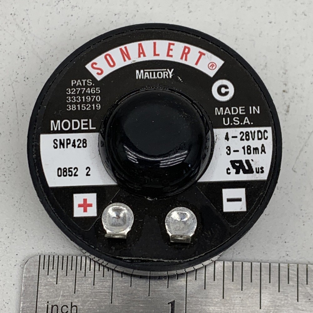(6-Pack) Mallory SNP428 Sonalert Buzzer Indicator 4-28VDC