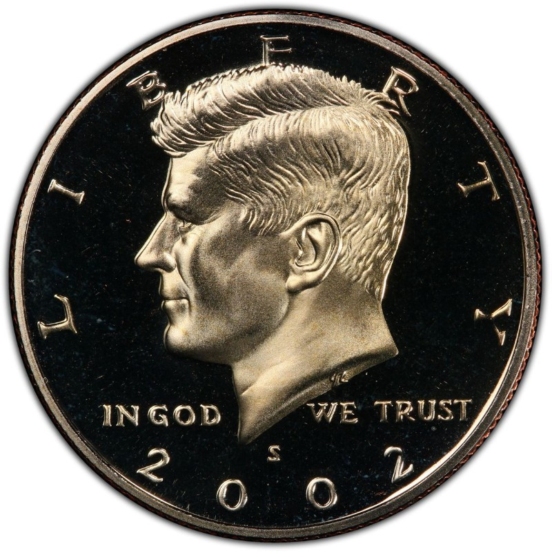 2002-S Clad Proof Kennedy Half Dollar 50C