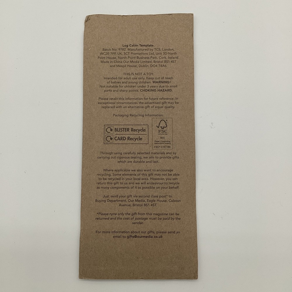 Log Cabin Trim Tool Template Free Shipping