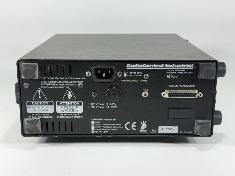 Audio Control SA-3052 one Third Octave Real time Spectrum Analyzer / SPL Meter