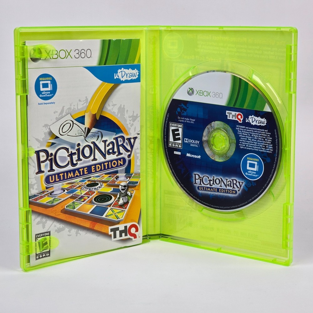 uDraw Pictionary: Ultimate Edition (Xbox 360) CIB COMPLETE