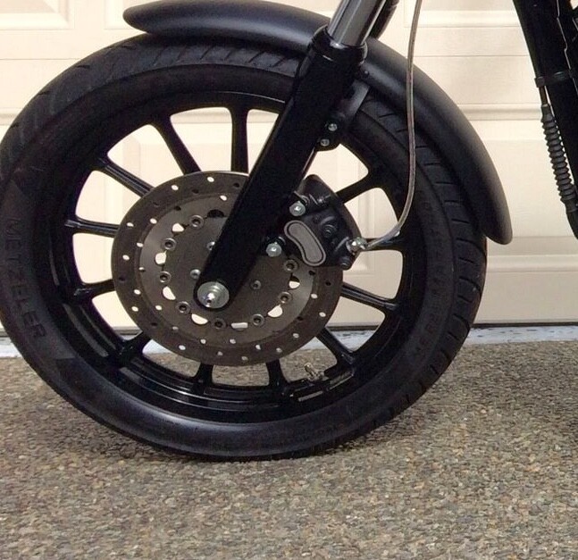 Harley Dyna Mag Wheels 16 rear19 Front 2000 to 2017 Includes 25 mm & 1"'bearings