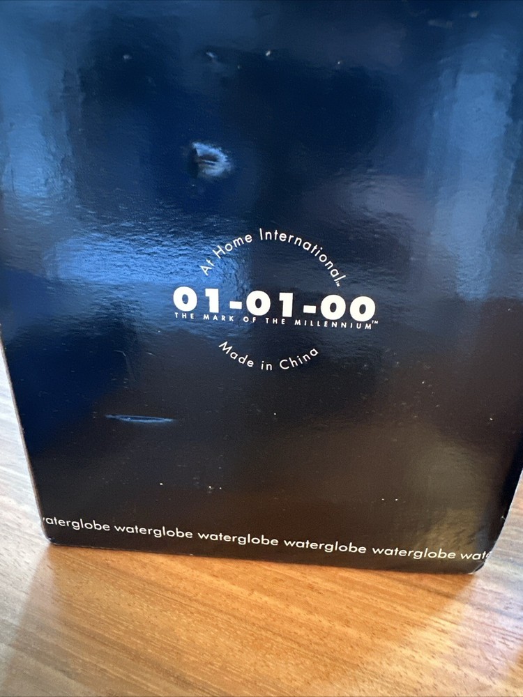 Millenium 2000 Countdown Clock NOS New Battery + Manual + 01-01-00 Waterglobe