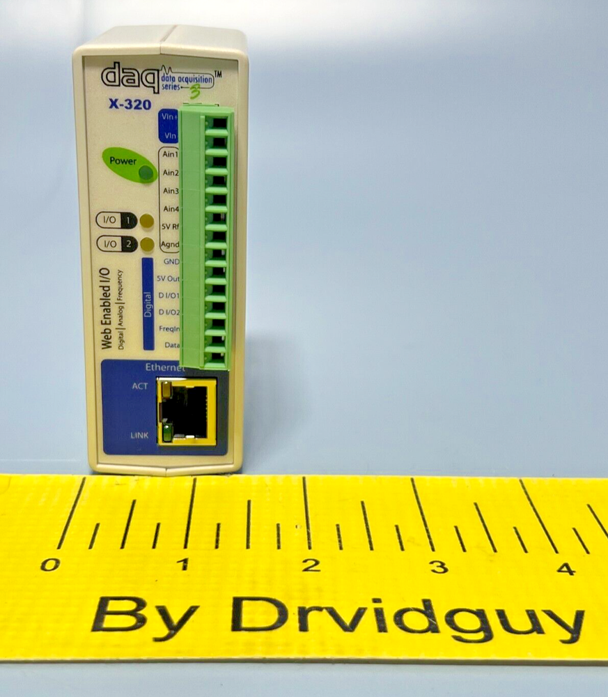 Control By Web X-320-I Web-Enabled Instrumentation - Grade Data Acquisition