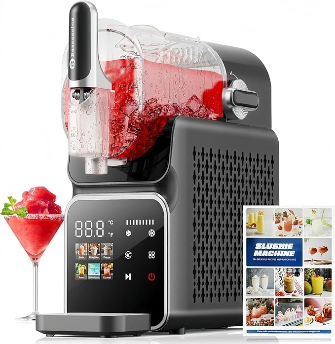 Slushie Machine 84oz, Slushy Machine for Home, Frozen Drink Machine 6.5-Inches