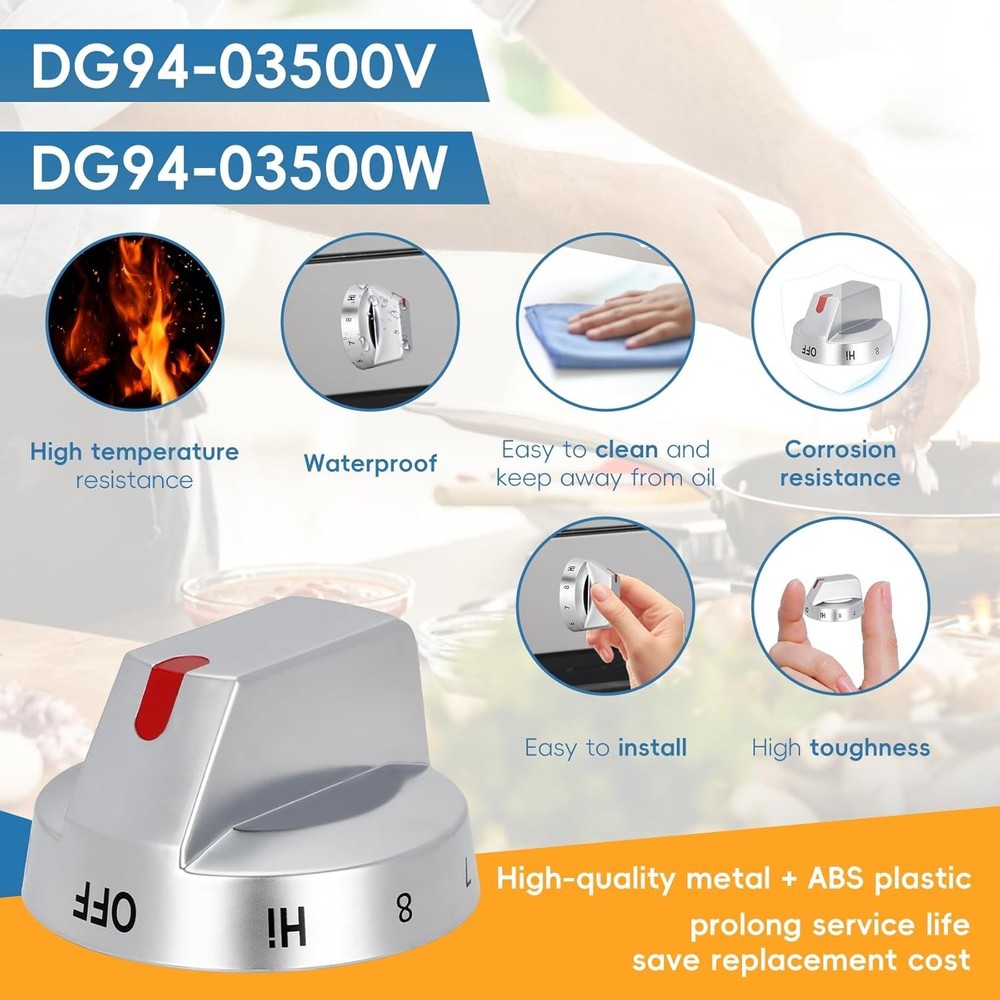 NE63T8511SS for Samsung Electric Range Knobs (4pcs), NE63T8511SS Knobs, NE63T851