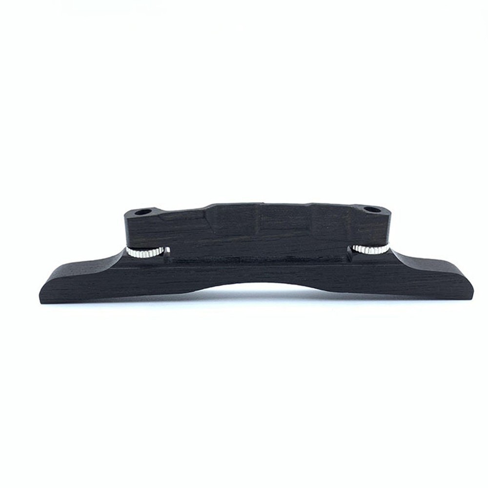 Premium Ebony Mandolin Bridge Height Adjustable for Smooth Playing Experience