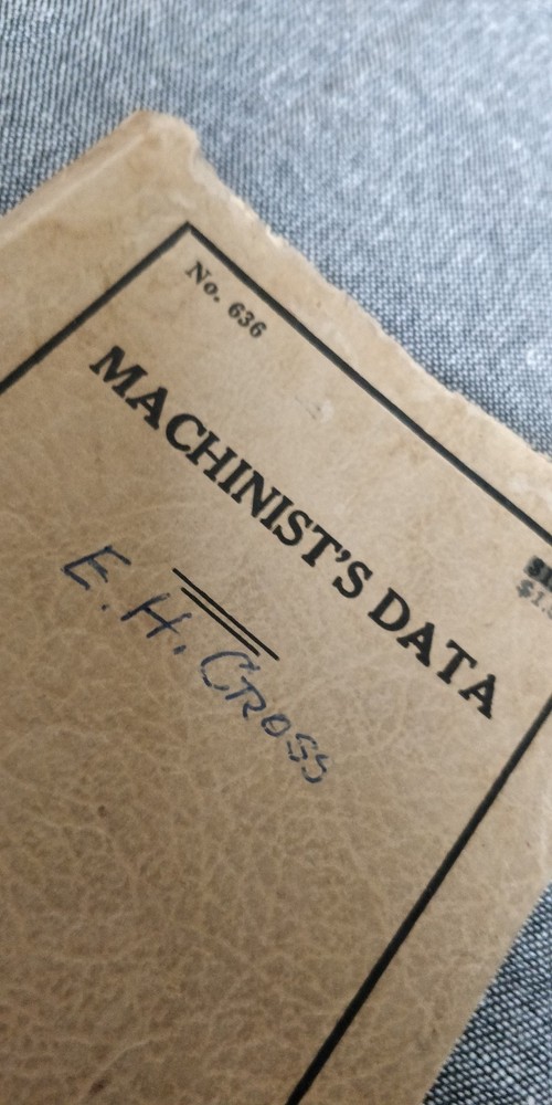 1959 Lefax Machinist Data Sheets VTG Concise and Comprehensive Data