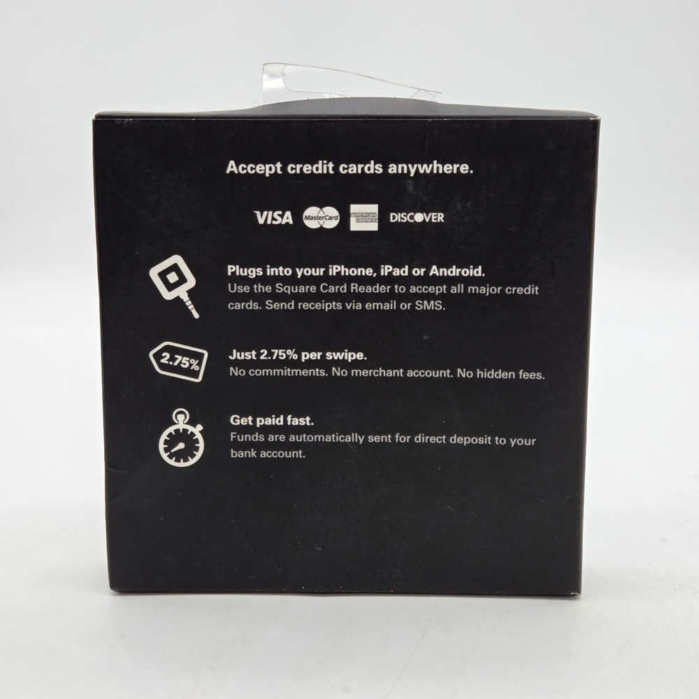 Square Credit Card Reader for iPhone, iPad and Android White