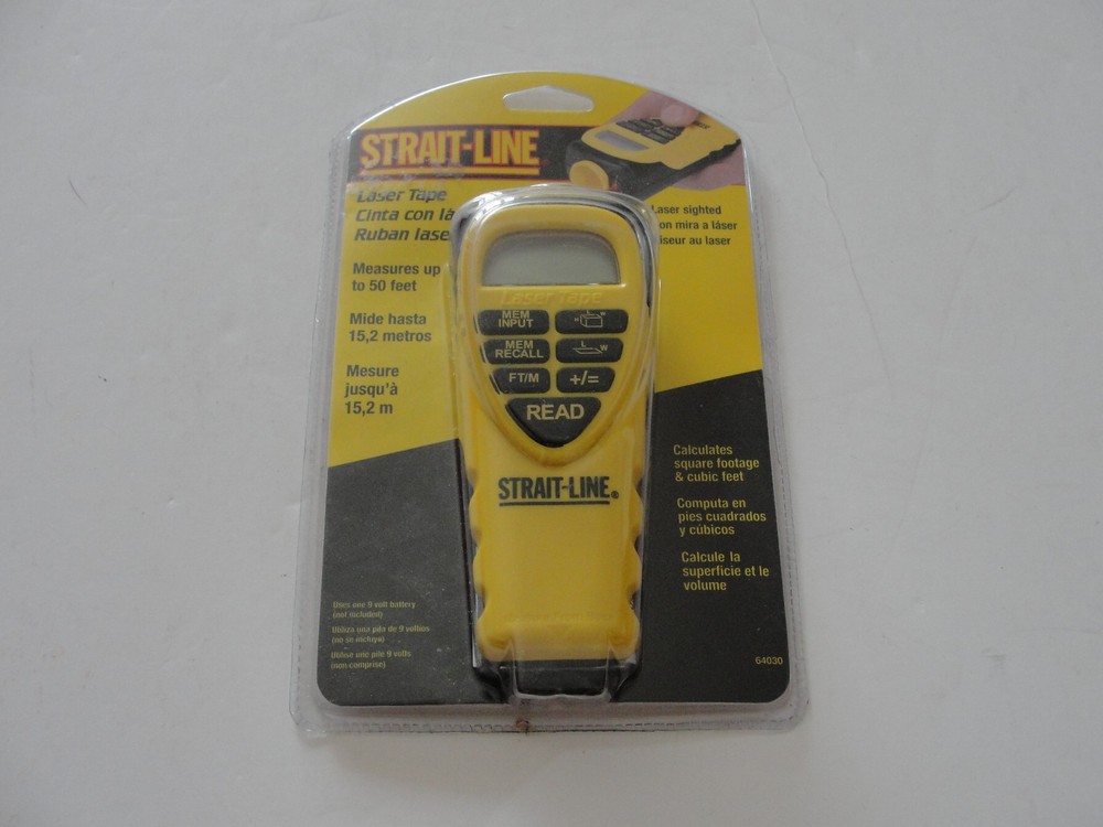Strait-Line Laser Tap Ruler Measuring Device  **NEW**