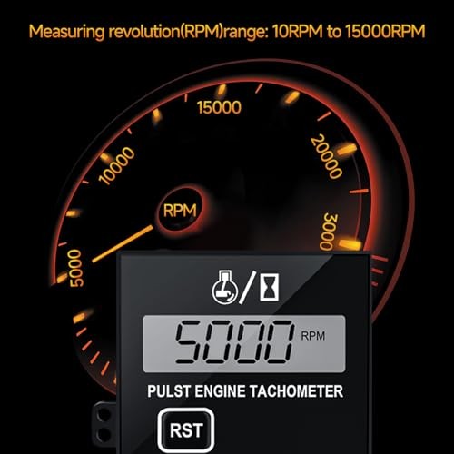 Chainsaw Tachometer-Digital Tachometer Tach Gauge Small Engine Tachometer