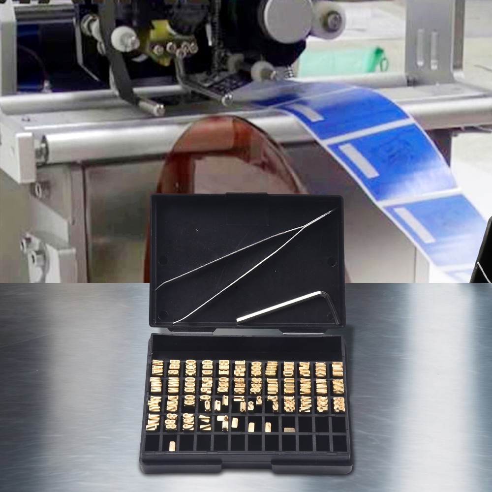 Hot Stamp Word Grain Copper Letter Coding Machine For Labeling Machine