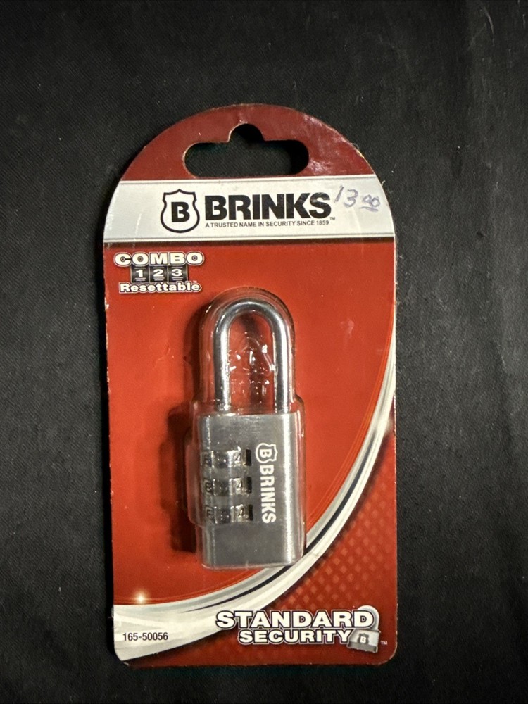🆕 BRINKS 3-Dial 26mm Resettable Combination Keyless  Security PADLOCK 🆓 Ship