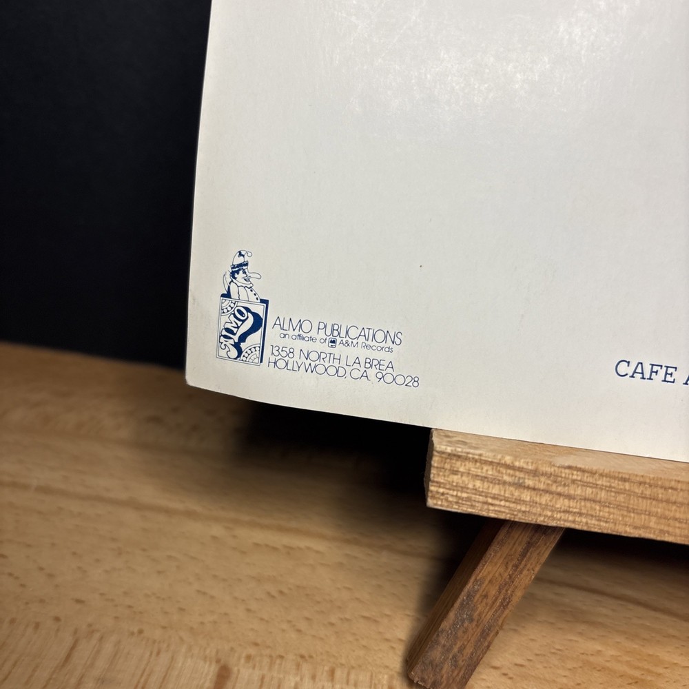 Rare VTG KISS Hard Luck Woman Sheet Music Almo Publications Made USA Cafe Rock