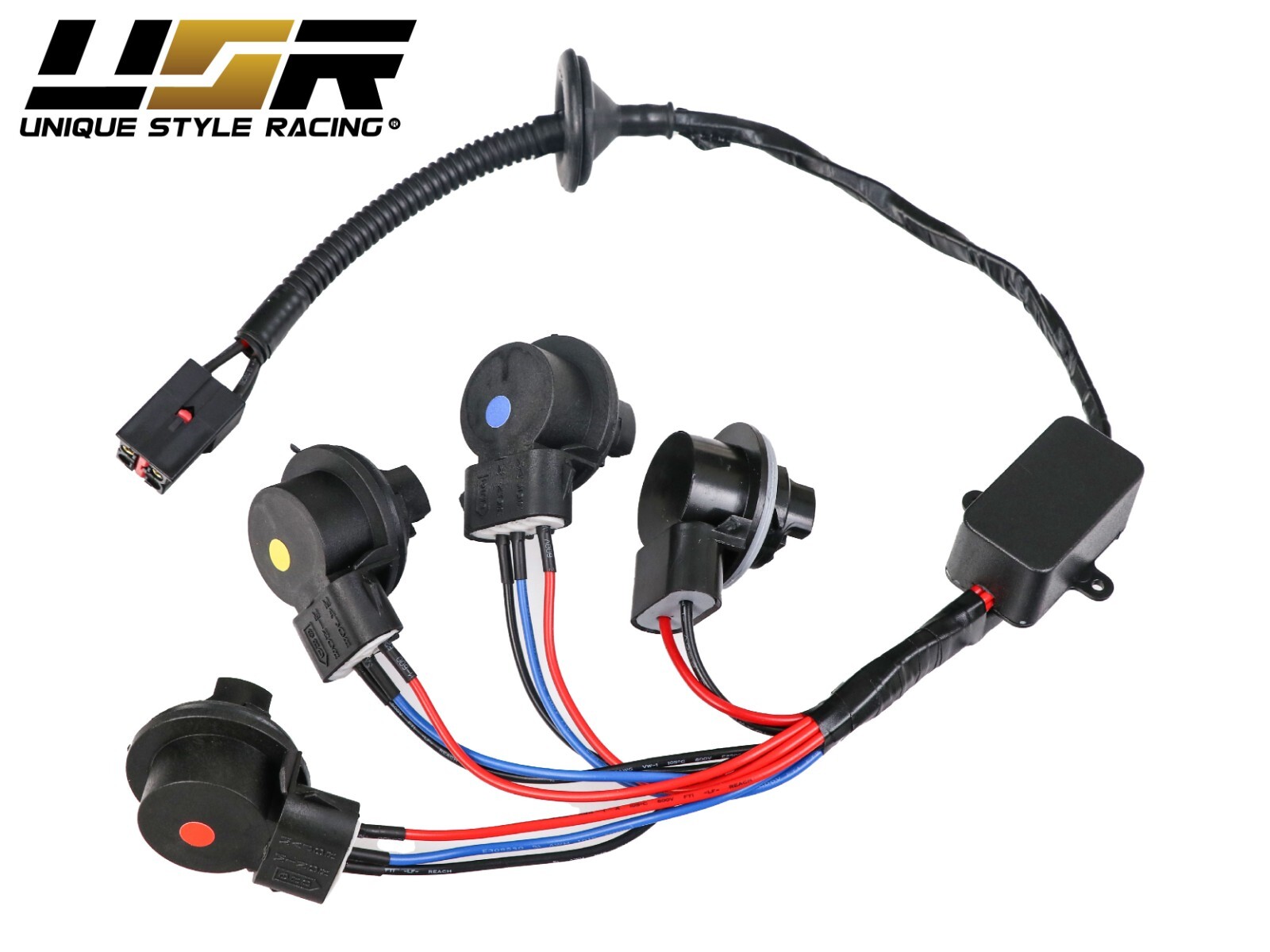 Plug&Play 8 LED Bulbs + Tail Light Harness + SEQUENTIAL SIGNAL For 96-04 Mustang