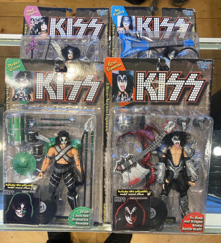 KISS Ultra Action Figures Complete Set McFarlane Toys 1997