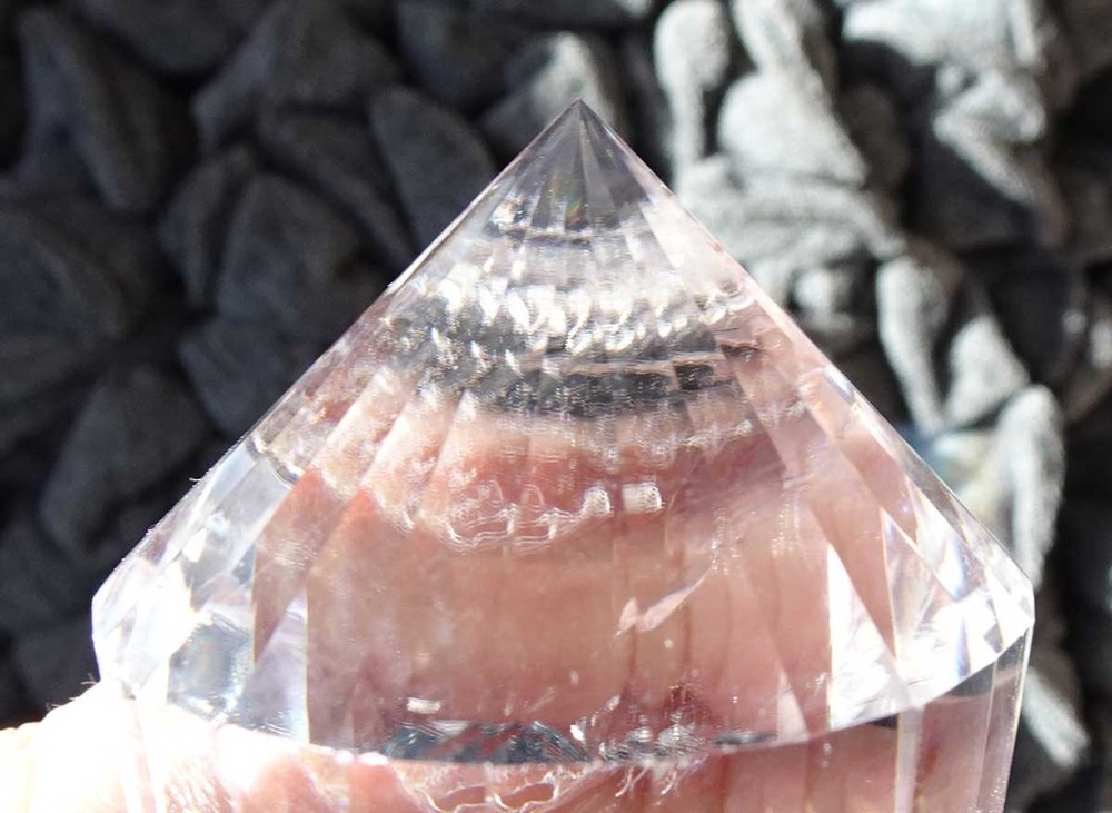 Clear Quartz Vogel 24-sided Crystal - v2003