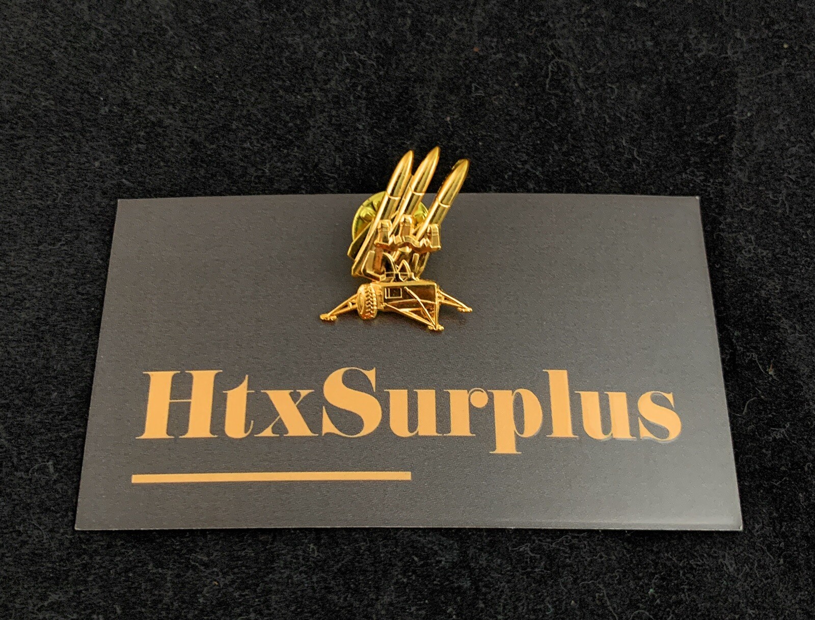 🌟Raytheon US Military MIM-23 Hawk SAM Missile Pin, Gold Pin For Hat, Shirt, Tie