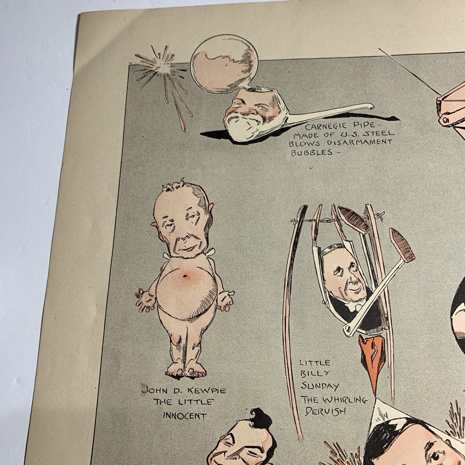 WWI 1915 Not Political Corr 2 Page Ad President Wilson No German Toys Christmas