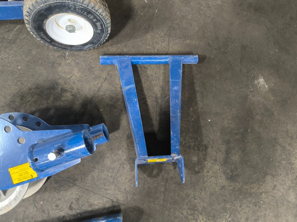Current Tools Cable Puller System Carriage Reel Stand Coupling Accessories Blue