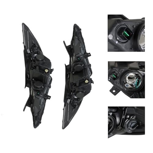 Driver Side and Passenger Side Headlights Assembly Halogen Replacement for