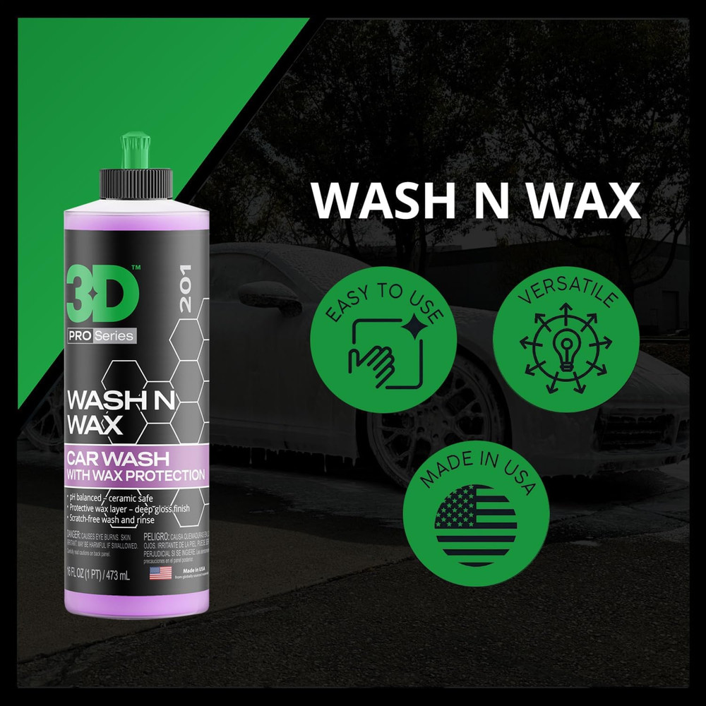 3D - Wash N Wax Soap 16oz